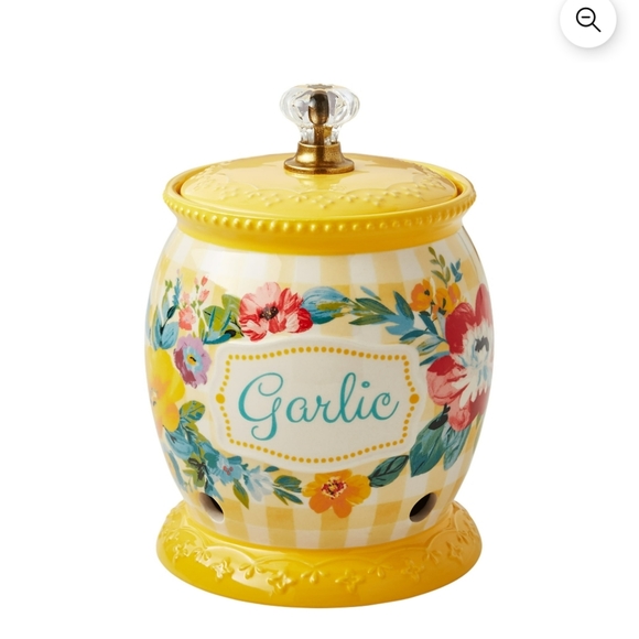 ❤️ New Pioneer Woman Sweet Romance Gingham Potatoe, Onion & Garlic Keepe… - Picture 6 of 8